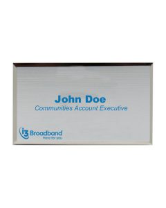 I3 Fiber Name Badge