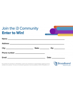 i3 Raffle Ticket-Feedback Pads