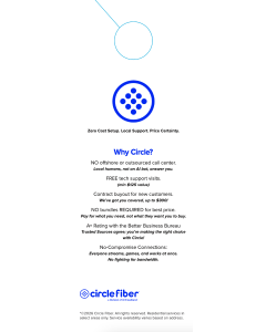 Circle Fiber Door to Door - Door Hangers