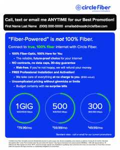 Door to Door Circle Fiber